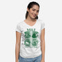 I Love Frogs-Womens-V-Neck-Tee-sachpica