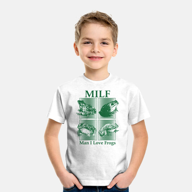 I Love Frogs-Youth-Basic-Tee-sachpica