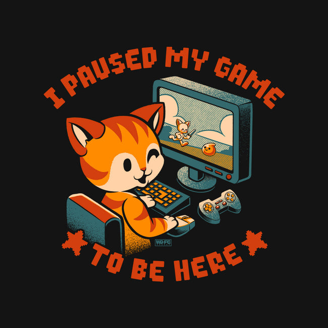 I Paused My Game To Be Here-Womens-Off Shoulder-Sweatshirt-worlddominationforcats