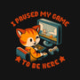 I Paused My Game To Be Here-Mens-Basic-Tee-worlddominationforcats