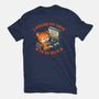 I Paused My Game To Be Here-Mens-Heavyweight-Tee-worlddominationforcats