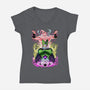 Dragon Trinity-Womens-V-Neck-Tee-Diego Oliver