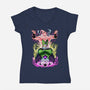 Dragon Trinity-Womens-V-Neck-Tee-Diego Oliver