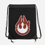 Vintage Millenium Falcon-None-Drawstring-Bag-Astrobot Invention