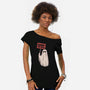 Haunt The Rich-Womens-Off Shoulder-Tee-eduely