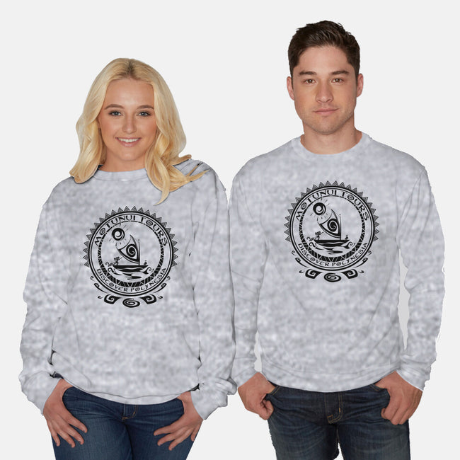 Motunui Tours-Unisex-Crew Neck-Sweatshirt-Mattania