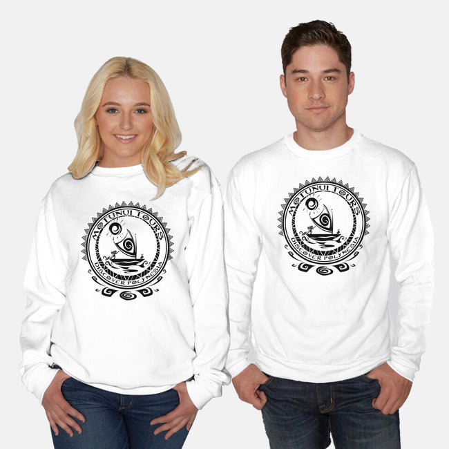 Motunui Tours-Unisex-Crew Neck-Sweatshirt-Mattania