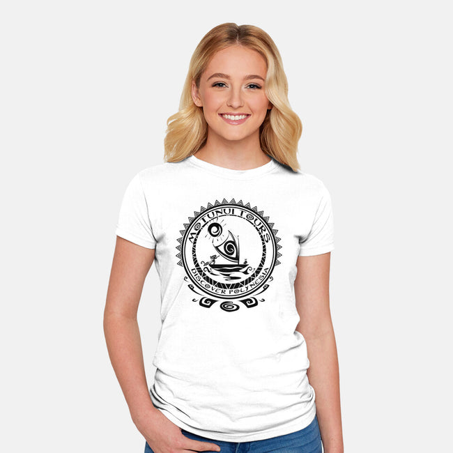 Motunui Tours-Womens-Fitted-Tee-Mattania