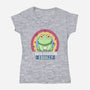 I Hate Everyone Equally-Womens-V-Neck-Tee-MaxoArt