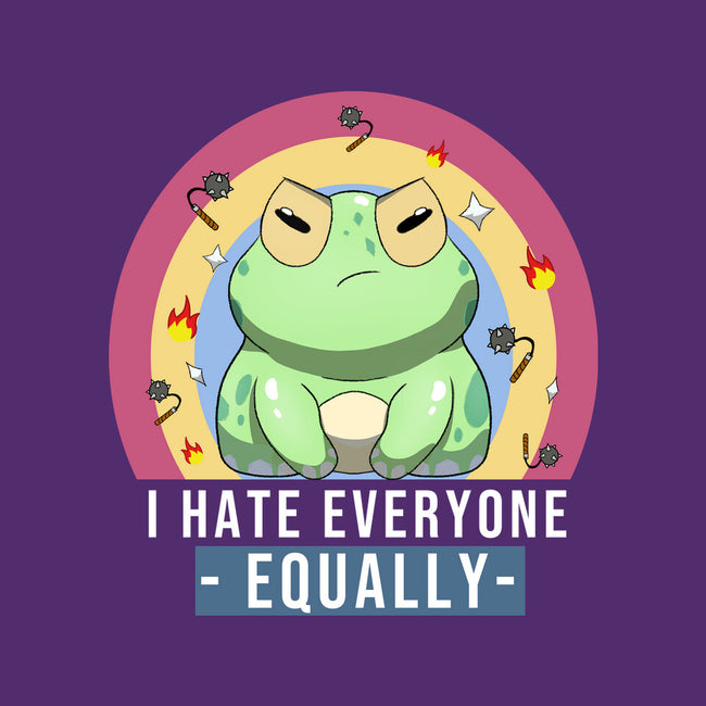 I Hate Everyone Equally-Womens-Off Shoulder-Tee-MaxoArt