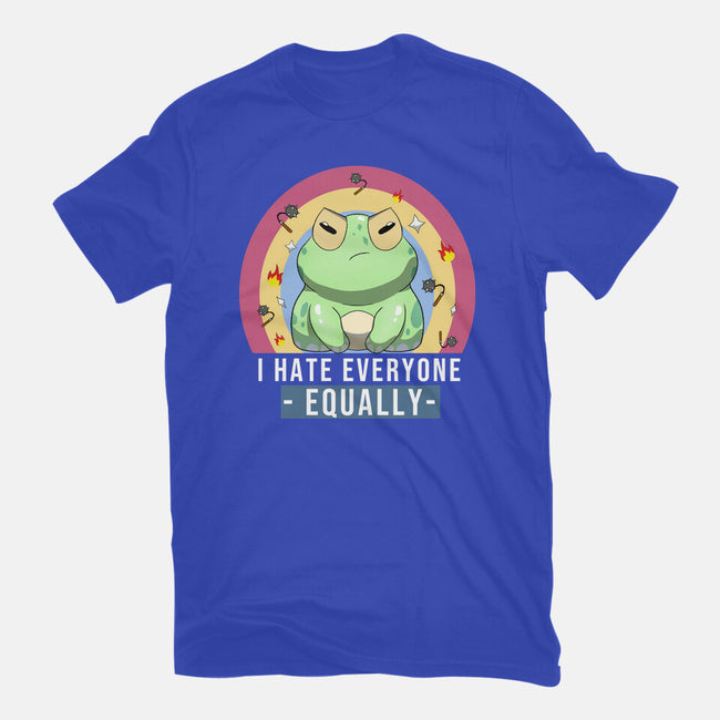 I Hate Everyone Equally-Youth-Basic-Tee-MaxoArt