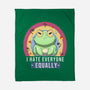 I Hate Everyone Equally-None-Fleece-Blanket-MaxoArt