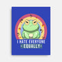 I Hate Everyone Equally-None-Stretched-Canvas-MaxoArt