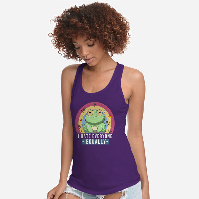 I Hate Everyone Equally-Womens-Racerback-Tank-MaxoArt