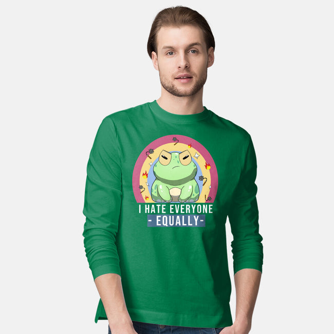 I Hate Everyone Equally-Mens-Long Sleeved-Tee-MaxoArt