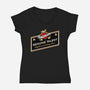 Genuine Talent-Womens-V-Neck-Tee-NMdesign