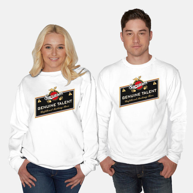 Genuine Talent-Unisex-Crew Neck-Sweatshirt-NMdesign