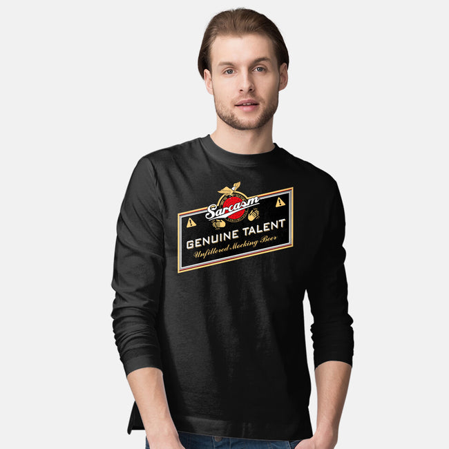 Genuine Talent-Mens-Long Sleeved-Tee-NMdesign