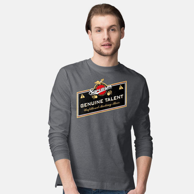 Genuine Talent-Mens-Long Sleeved-Tee-NMdesign