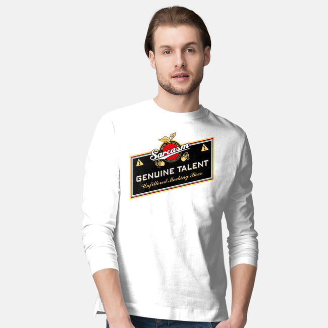 Genuine Talent-Mens-Long Sleeved-Tee-NMdesign