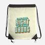 Blunt Statement-None-Drawstring-Bag-Whimsical Thinker