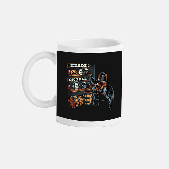 Heads On Sale-None-Mug-Drinkware-glitchygorilla