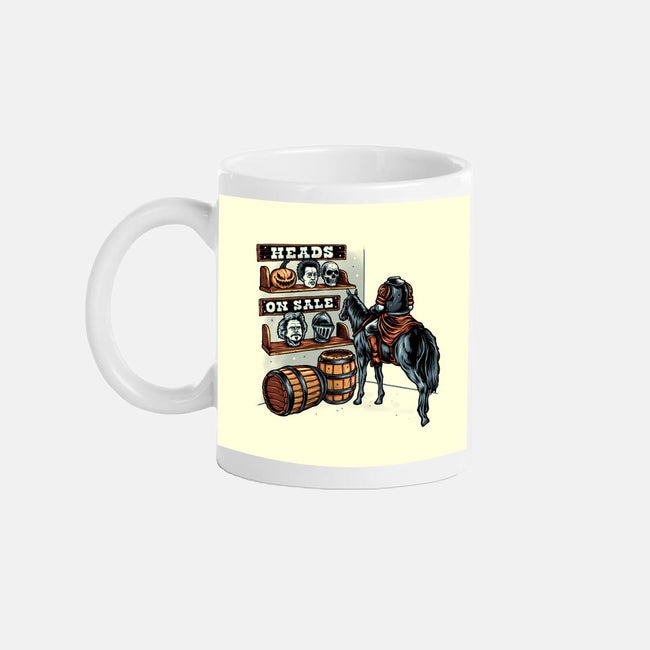 Heads On Sale-None-Mug-Drinkware-glitchygorilla