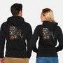 Heads On Sale-Unisex-Zip-Up-Sweatshirt-glitchygorilla