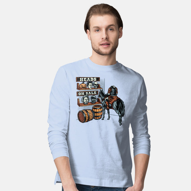 Heads On Sale-Mens-Long Sleeved-Tee-glitchygorilla