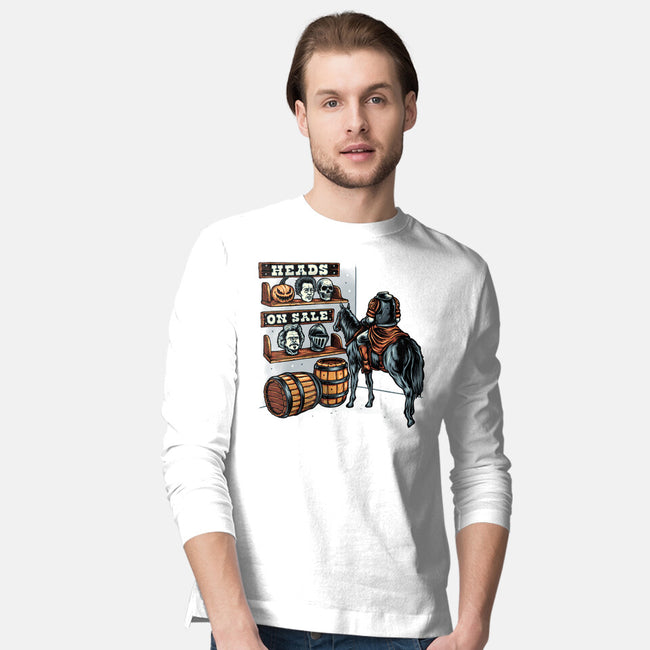 Heads On Sale-Mens-Long Sleeved-Tee-glitchygorilla