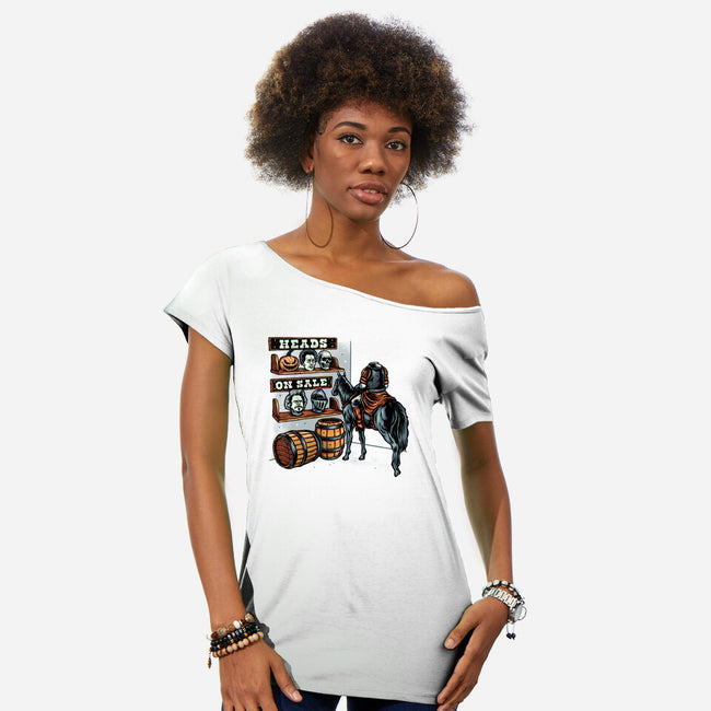 Heads On Sale-Womens-Off Shoulder-Tee-glitchygorilla