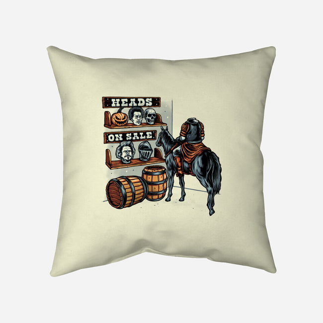 Heads On Sale-None-Removable Cover w Insert-Throw Pillow-glitchygorilla