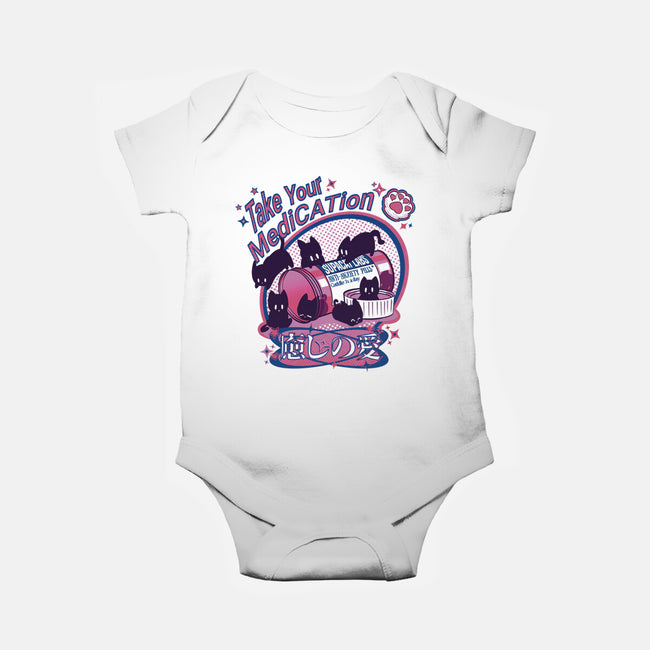 Take Your MediCATion-Baby-Basic-Onesie-Supacat Studio