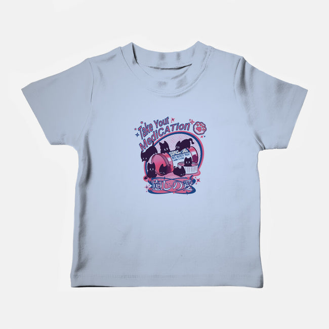 Take Your MediCATion-Baby-Basic-Tee-Supacat Studio