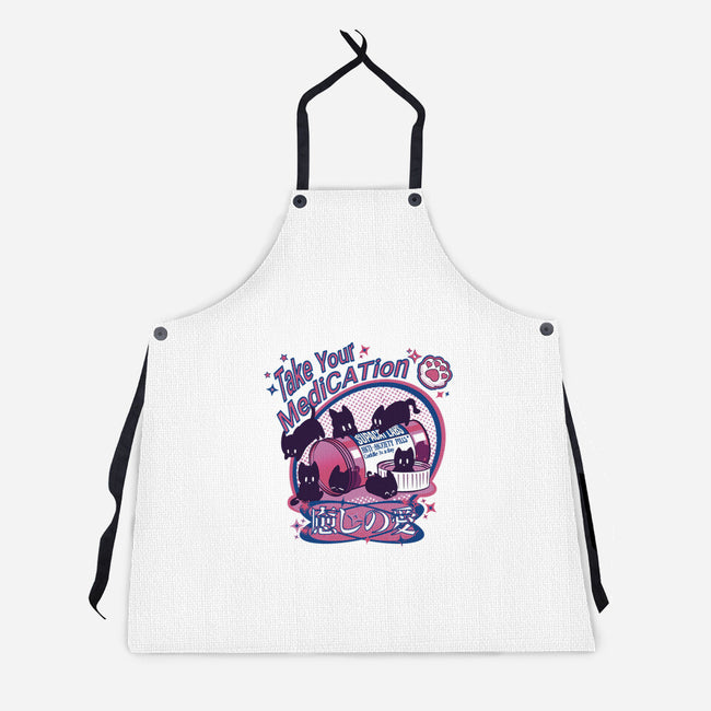 Take Your MediCATion-Unisex-Kitchen-Apron-Supacat Studio