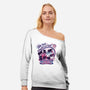 Take Your MediCATion-Womens-Off Shoulder-Sweatshirt-Supacat Studio