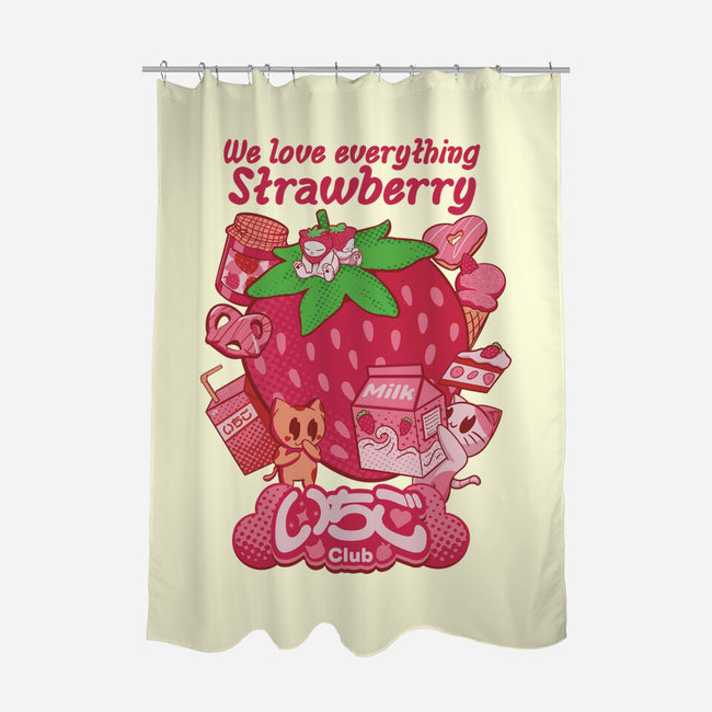 Ichigo Club-None-Polyester-Shower Curtain-Supacat Studio