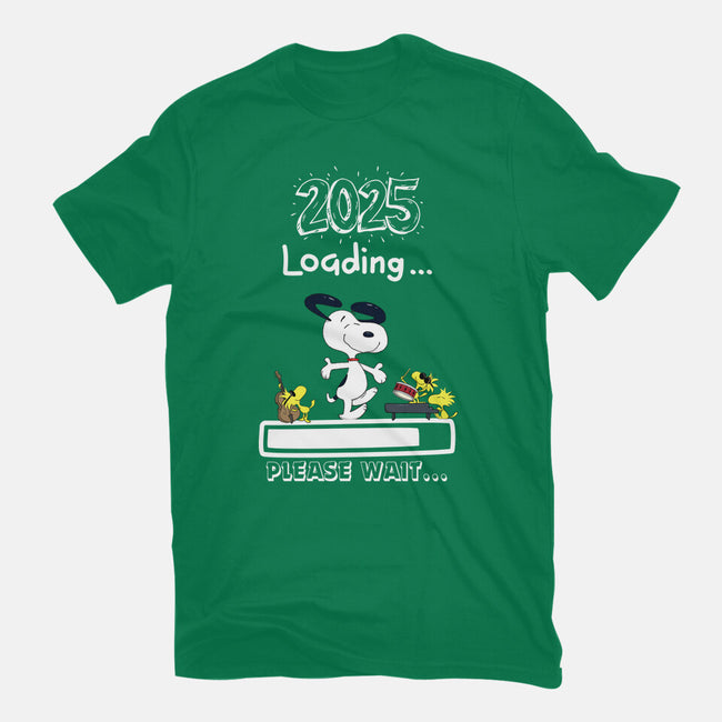 New Year Loading-Unisex-Basic-Tee-MaxoArt