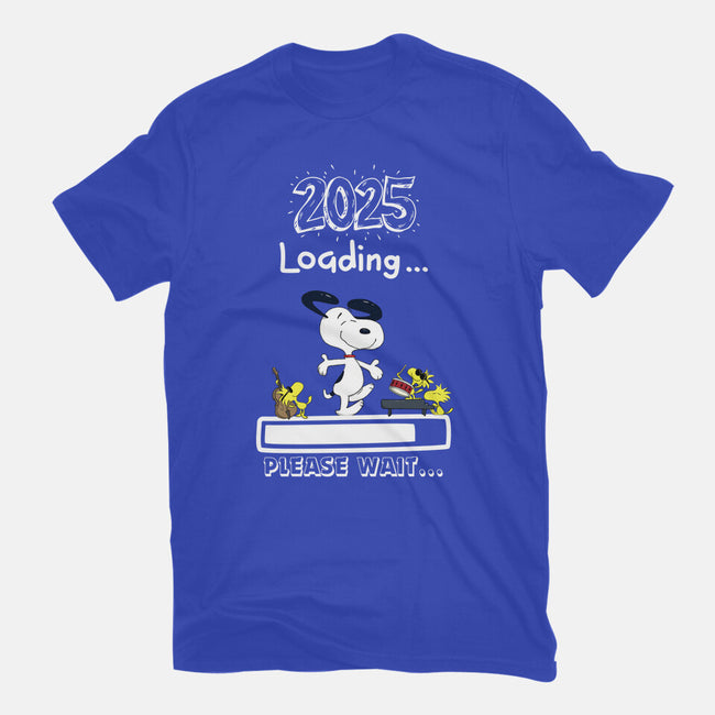 New Year Loading-Unisex-Basic-Tee-MaxoArt