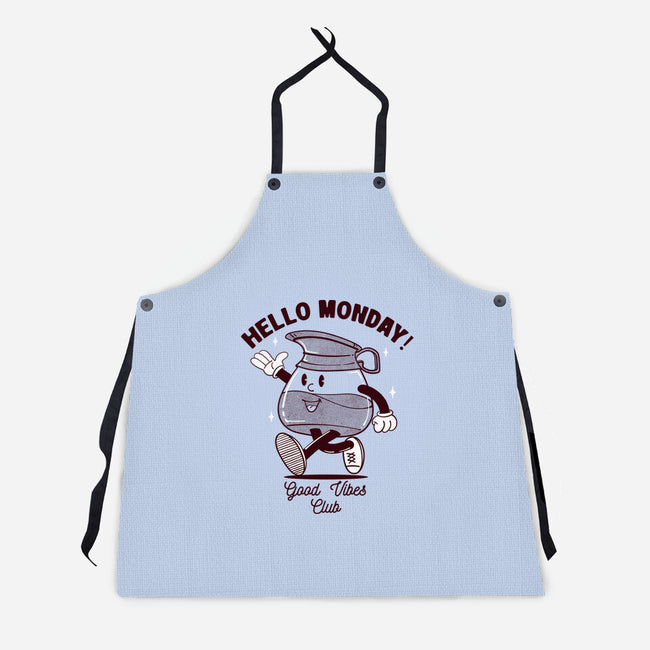 Good Vibes Club-Unisex-Kitchen-Apron-sebasebi