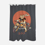 Biker Gang Catana Meowster-None-Polyester-Shower Curtain-vp021