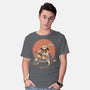 Biker Gang Catana Meowster-Mens-Basic-Tee-vp021