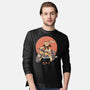 Biker Gang Catana Meowster-Mens-Long Sleeved-Tee-vp021