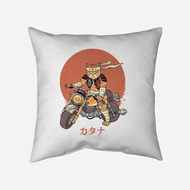 Biker Gang Catana Meowster-None-Removable Cover w Insert-Throw Pillow-vp021