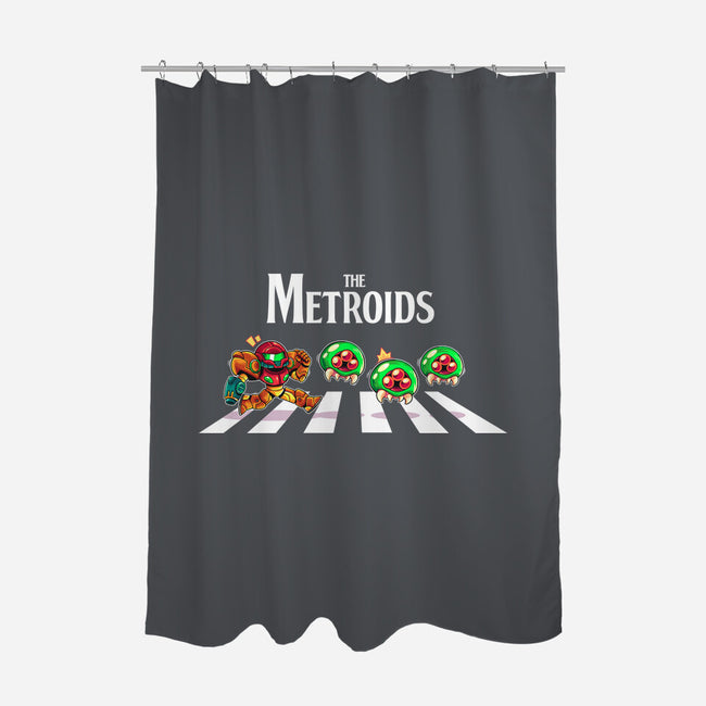 The Metroids-None-Polyester-Shower Curtain-2DFeer