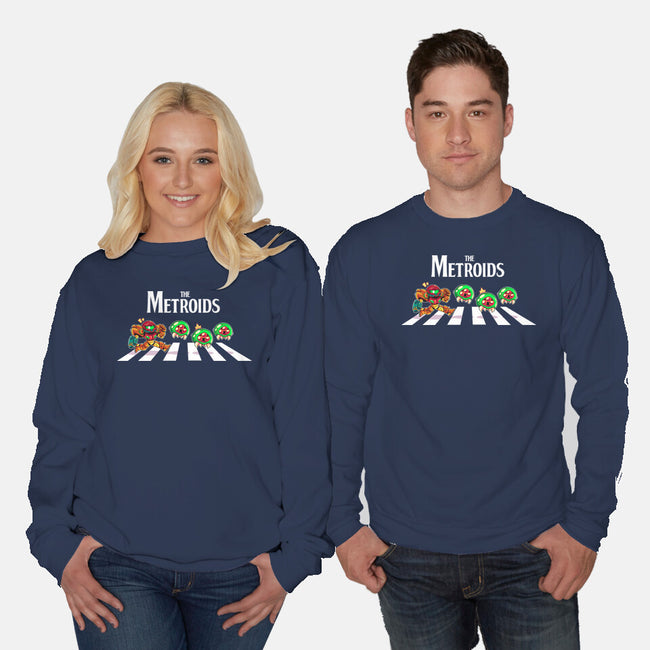 The Metroids-Unisex-Crew Neck-Sweatshirt-2DFeer