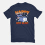 Happy New Rear-Womens-Fitted-Tee-Boggs Nicolas