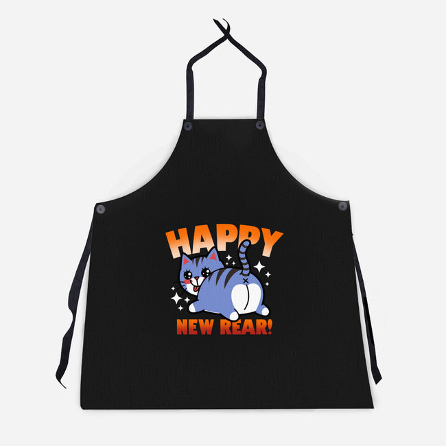 Happy New Rear-Unisex-Kitchen-Apron-Boggs Nicolas