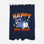 Happy New Rear-None-Polyester-Shower Curtain-Boggs Nicolas