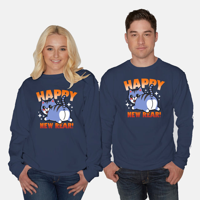 Happy New Rear-Unisex-Crew Neck-Sweatshirt-Boggs Nicolas